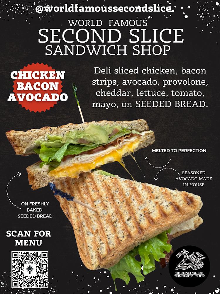 Second Slice Sandwich Shop Menu image 2